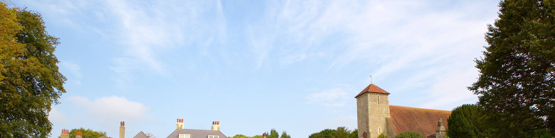 Preston Manor showing a garden