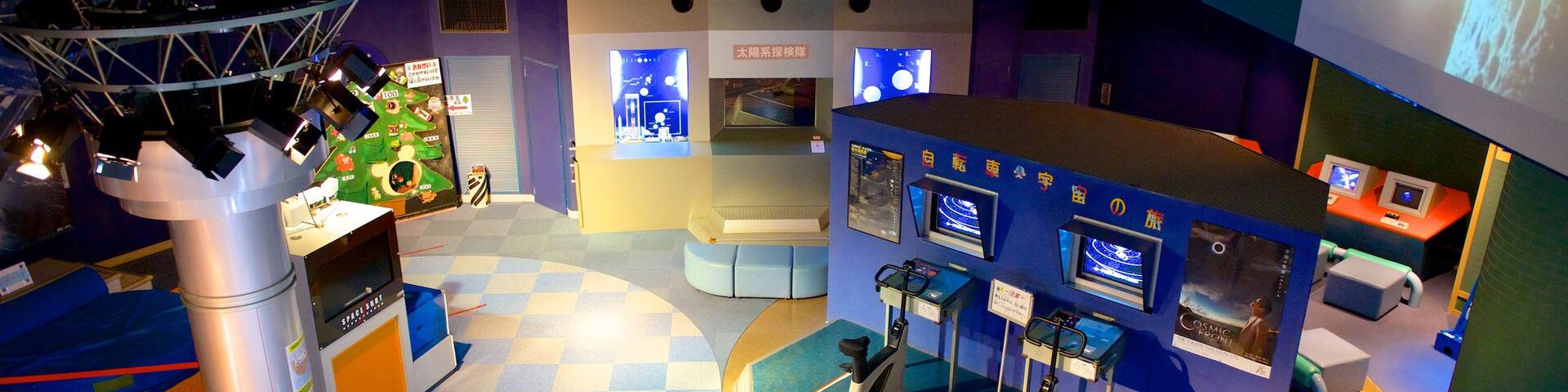 Sendai Space Hall showing interior views