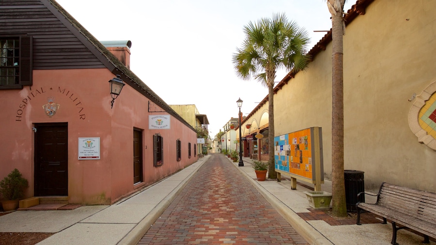 St. Augustine que inclui cenas de rua