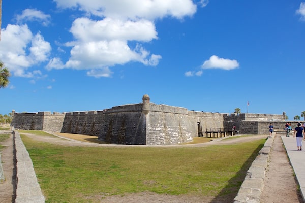 Castillo de San Marcos mit einem Geschichtliches