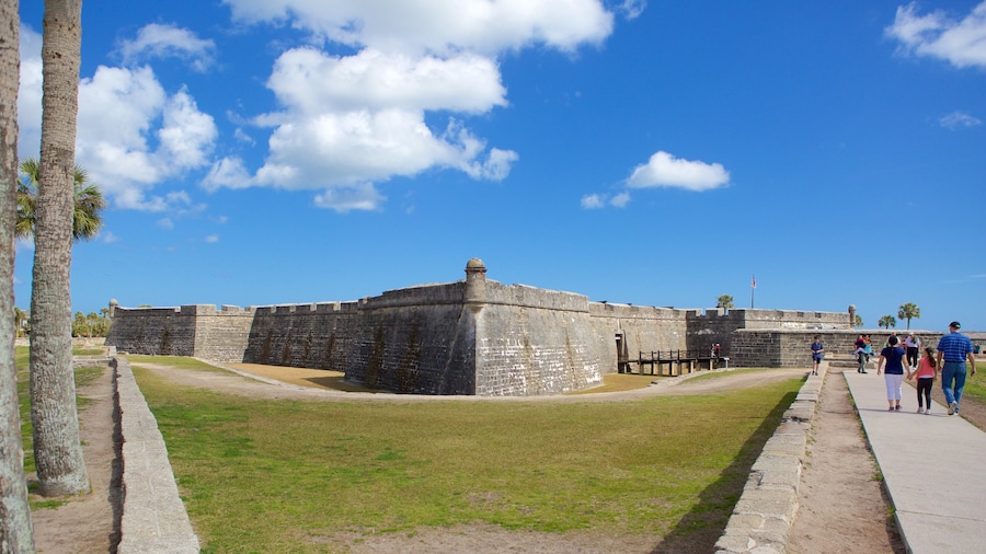 Castillo de San Marcos caracterizando elementos de patrimônio