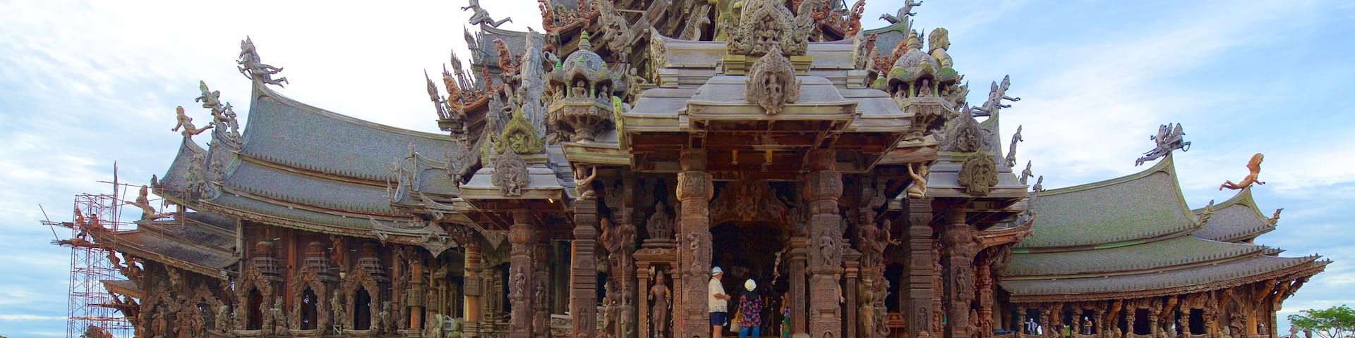 The Sanctuary of Truth featuring a temple or place of worship