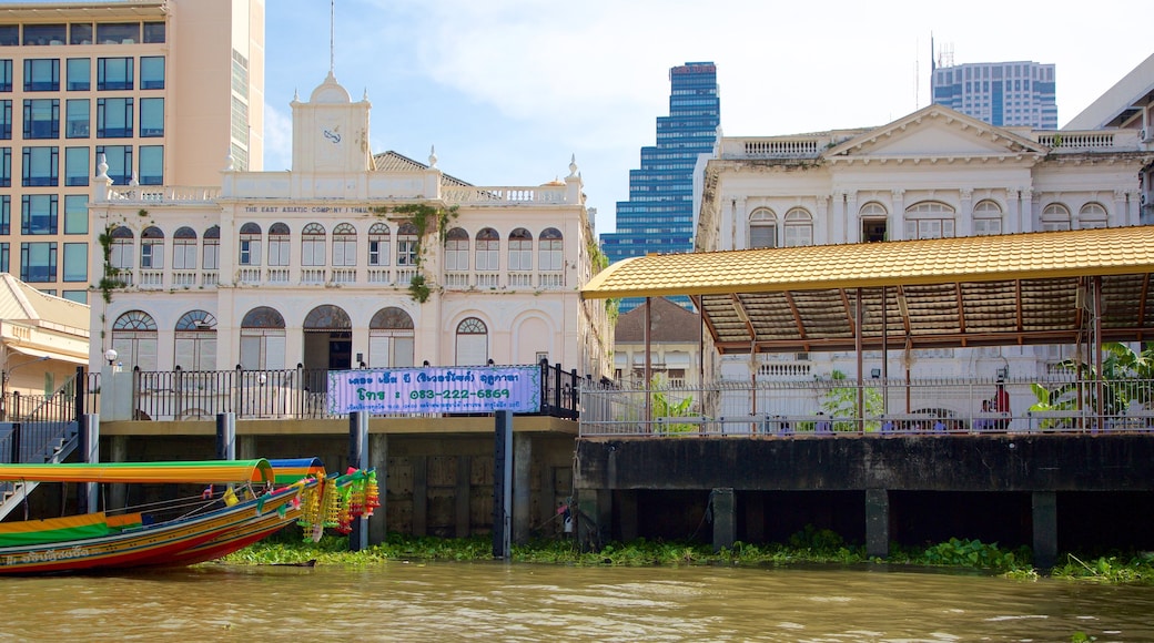 Bangkok showing a river or creek, a city and heritage architecture