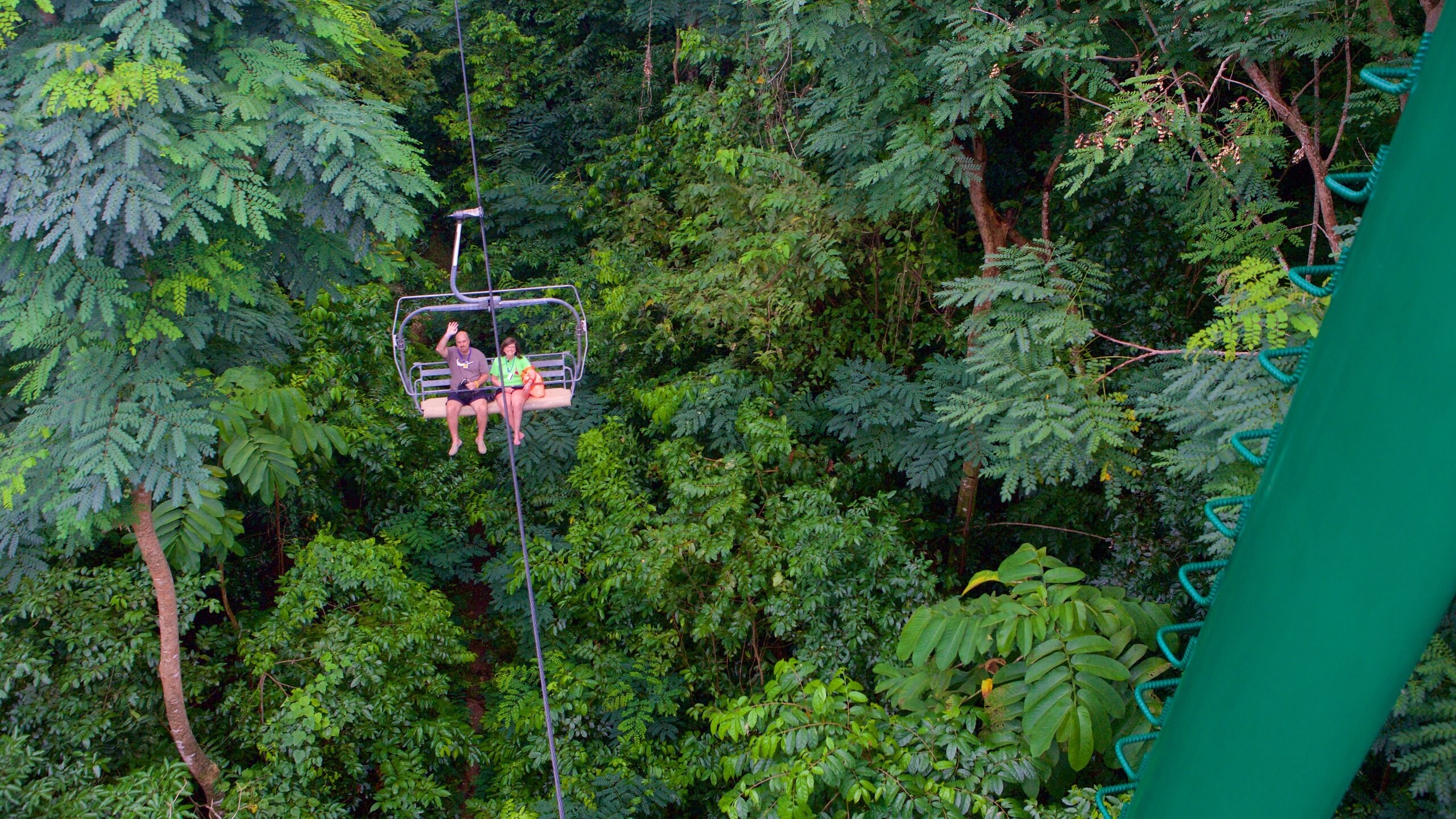 Ragga Ride Mystic Mountain Jamaica Zipline