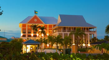 Freeport featuring night scenes and heritage elements