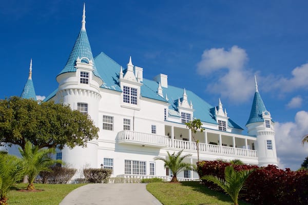 Cooper\'s Castle featuring a house