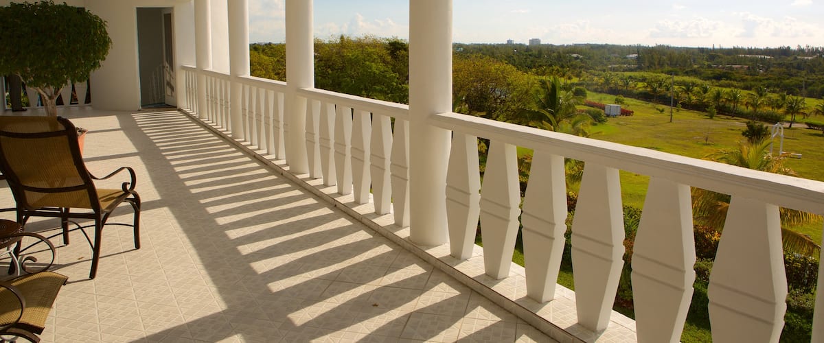 Cooper\'s Castle featuring a house and views