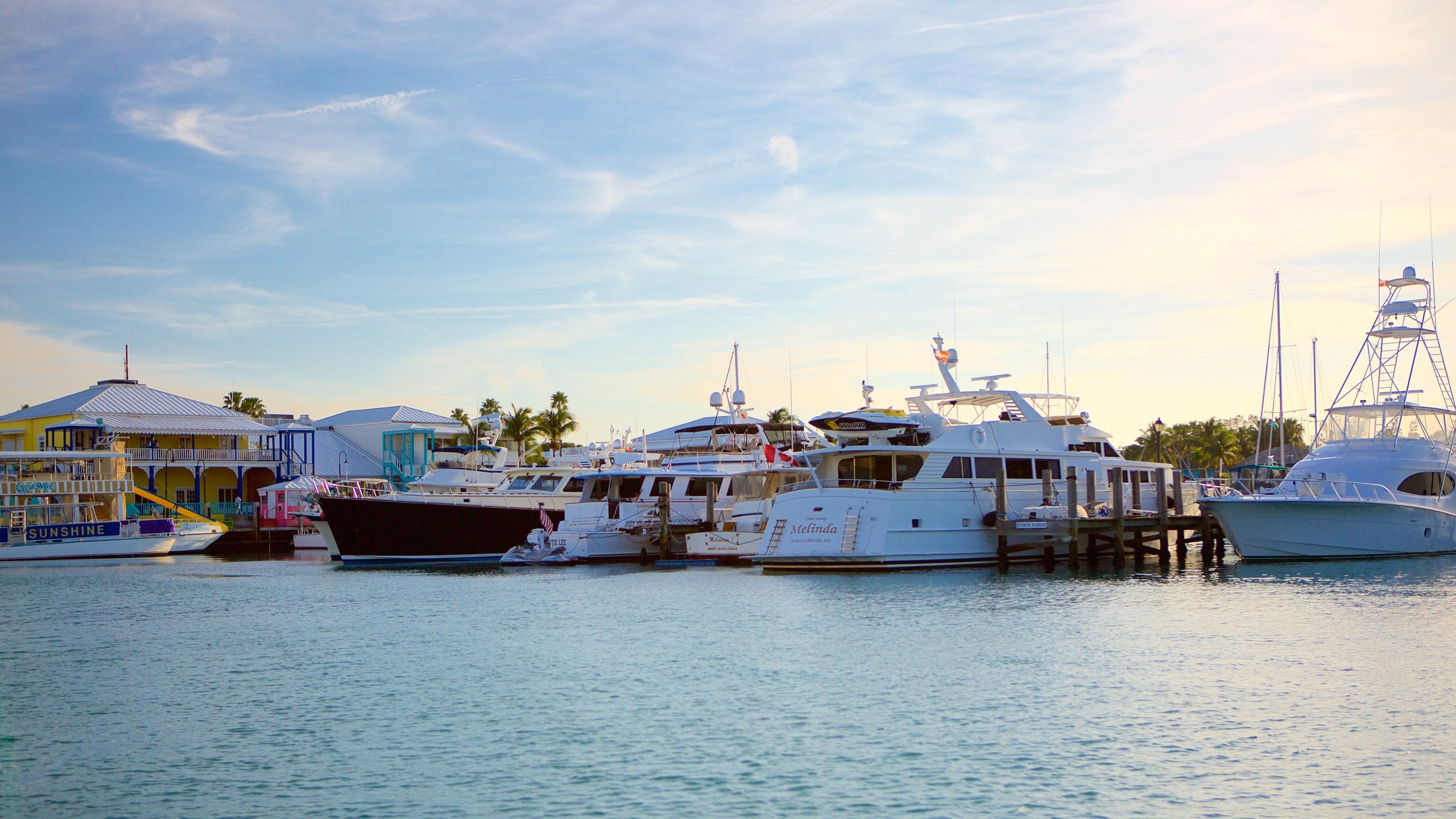 Freeport which includes a marina and boating