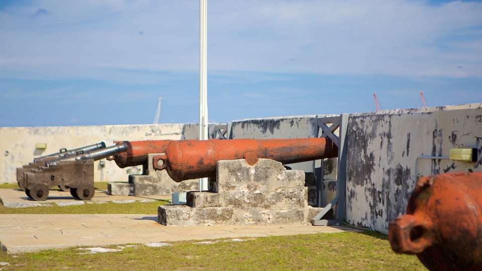 Fort Charlotte montrant patrimoine historique