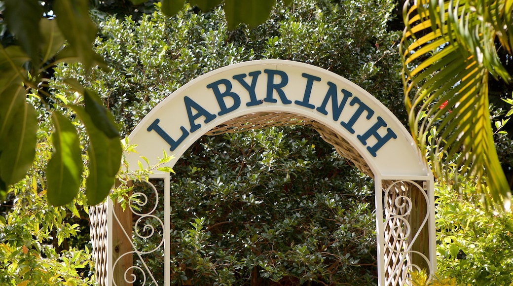 Garden of the Groves showing signage