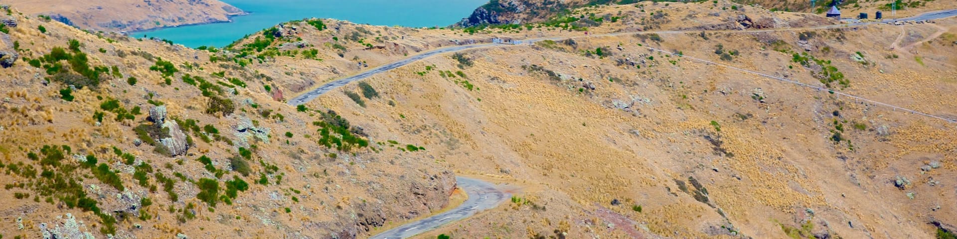 Teleférico de Christchurch mostrando vistas de paisajes, montañas y vistas generales de la costa