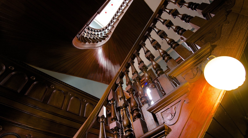 Larnach Castle which includes heritage architecture and interior views