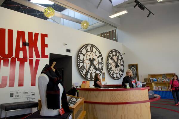 Christchurch welches beinhaltet Beschilderung