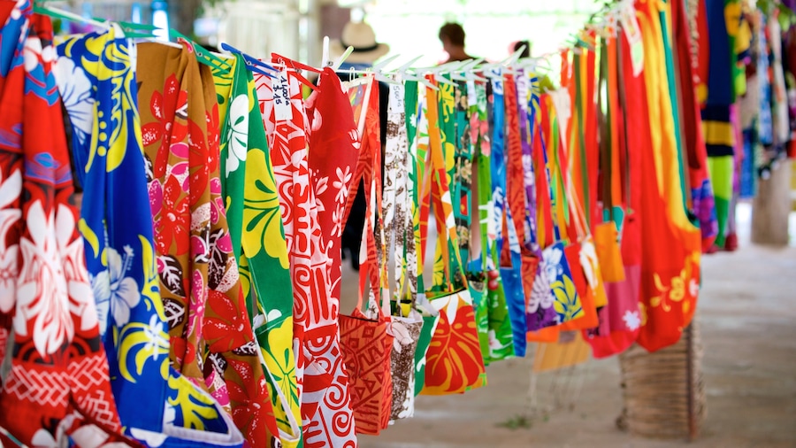 Lifou toont winkelen en mode
