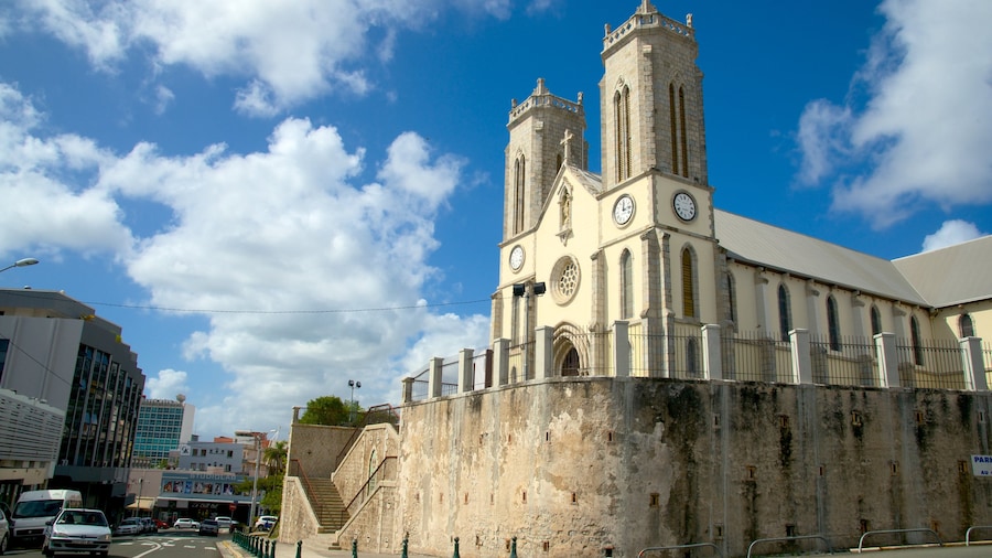 Noumea Cathedral showing heritage elements
