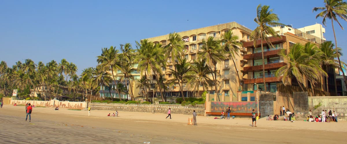 Plage de Juhu montrant vues littorales
