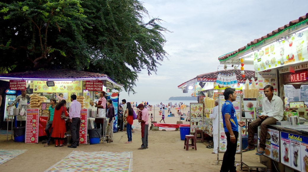 Girgaun Chowpatty showing markets