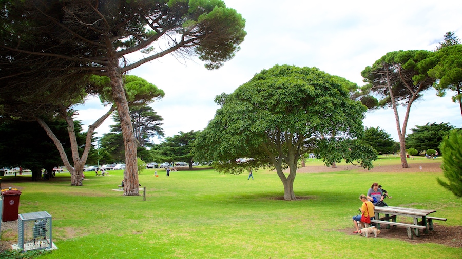 Queenscliff som omfatter en have