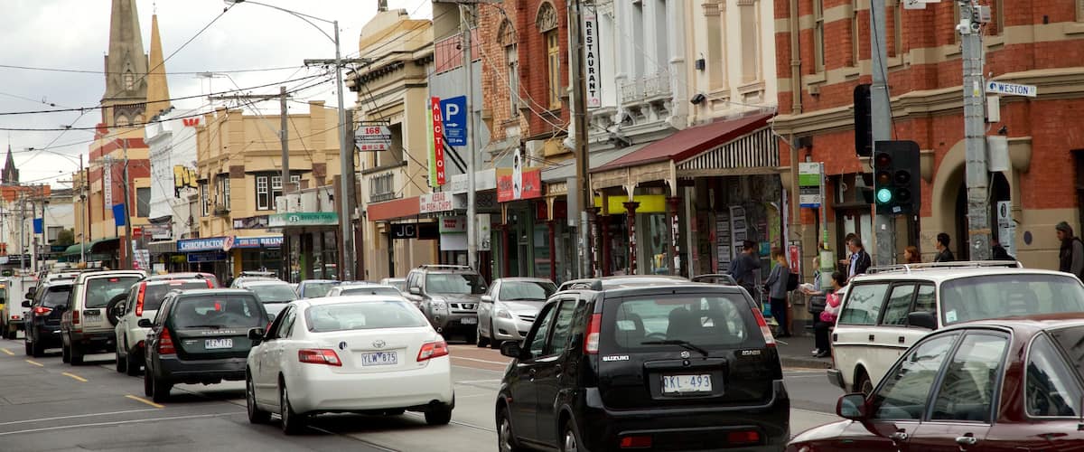 Brunswick showing central business district