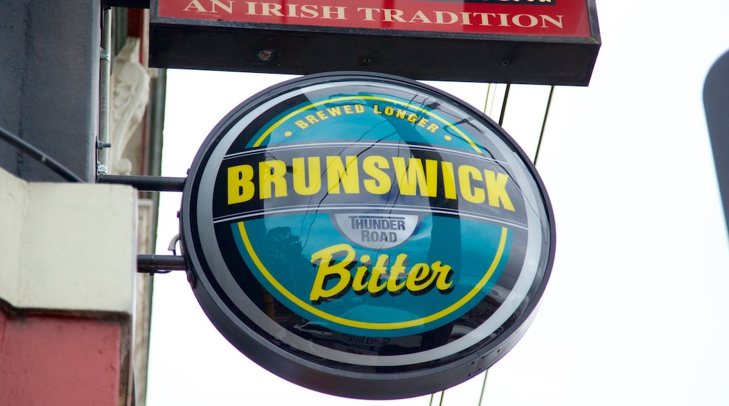 Brunswick featuring signage