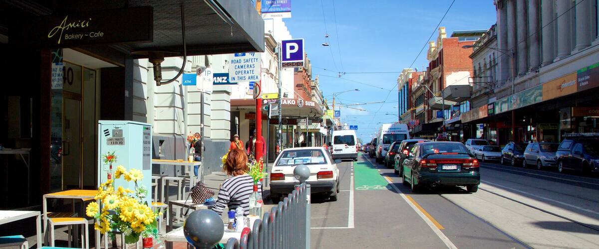 Prahran featuring street scenes