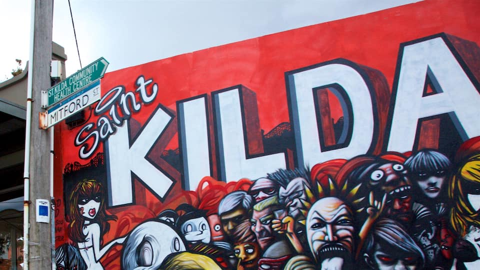 St. Kilda inclusief kunst in de open lucht