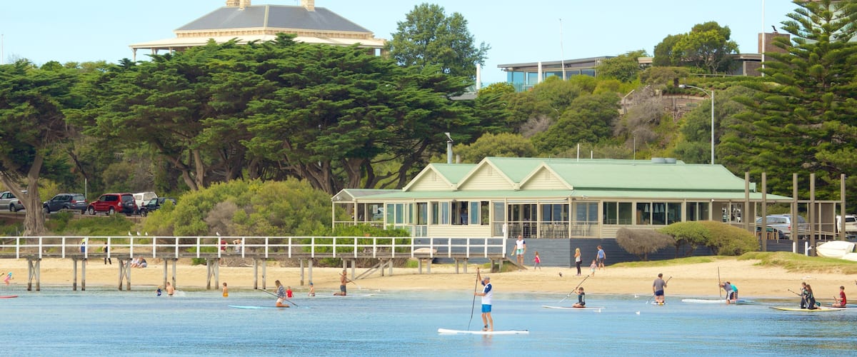 Sorrento featuring a sandy beach and water sports