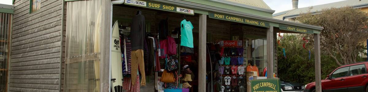 Port Campbell welches beinhaltet Einkaufen