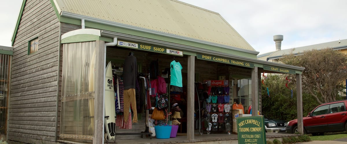 Port Campbell montrant shopping