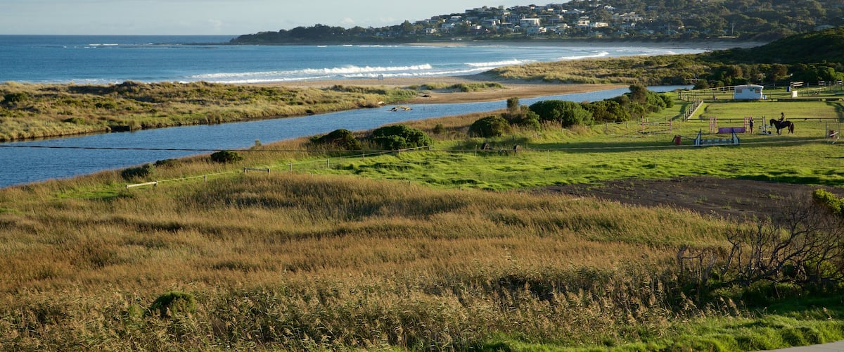 Apollo Bay toont algemene kustgezichten