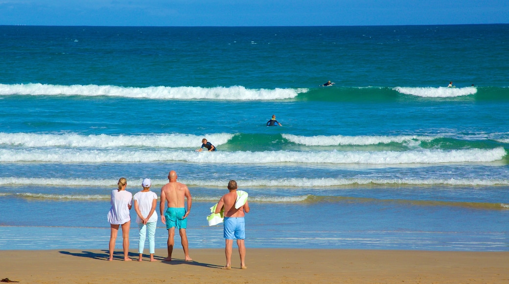 Great Ocean Road which includes a sandy beach as well as a small group of people