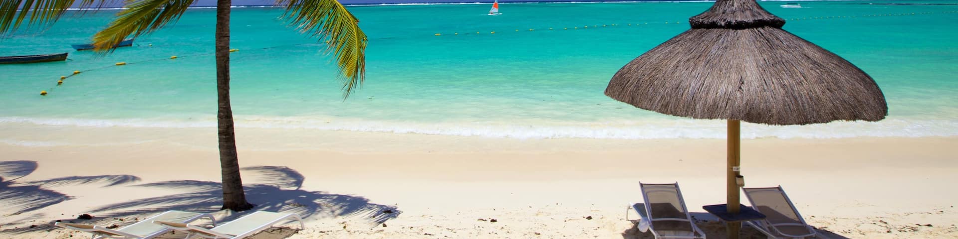 Belle Mare showing a beach and a luxury hotel or resort