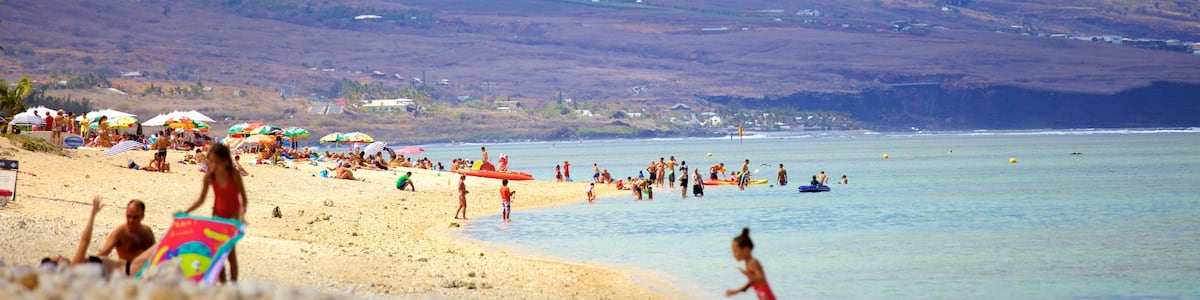 La Saline Les Bains welches beinhaltet Sandstrand