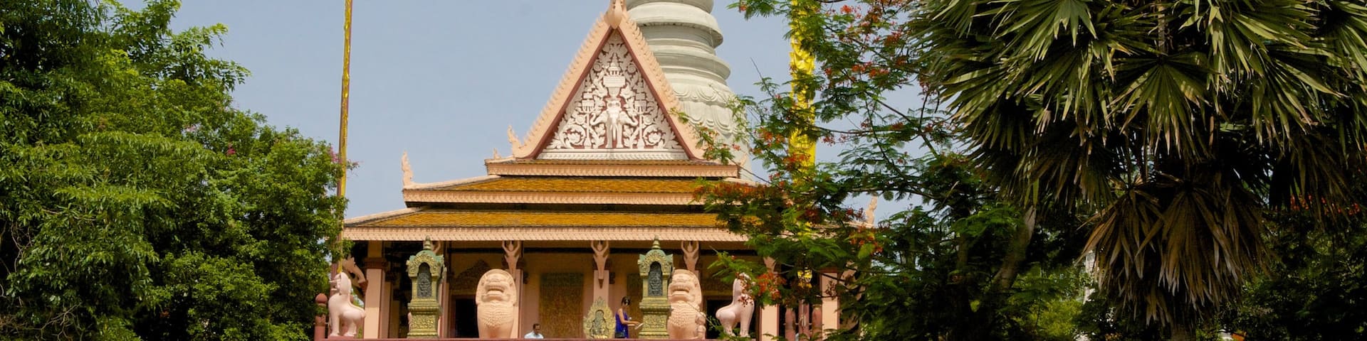 Wat Phnom featuring a temple or place of worship