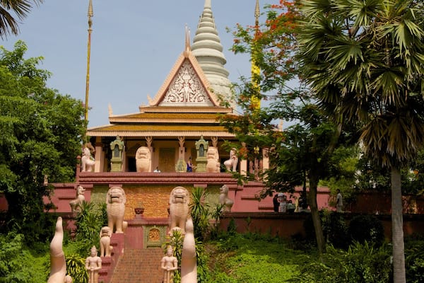 Wat Phnom das einen Tempel oder Andachtsstätte