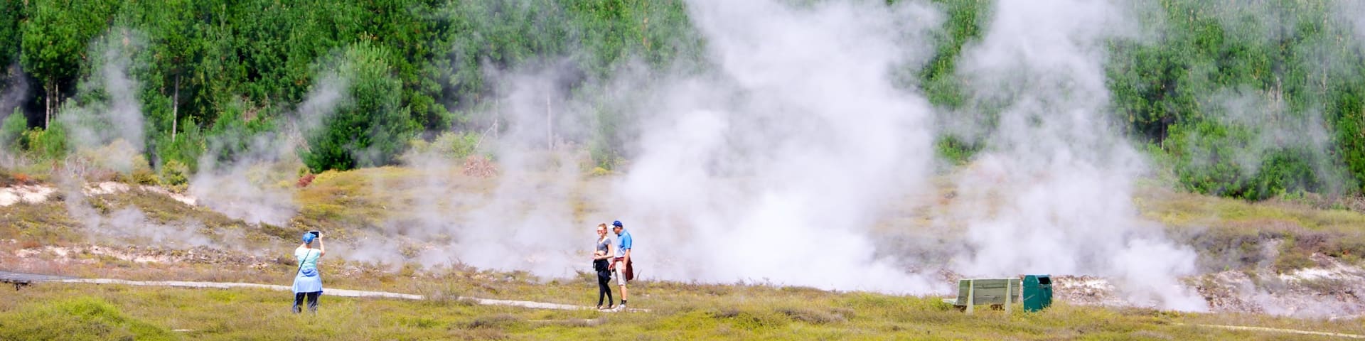 Craters of the Moon showing mist or fog and tranquil scenes
