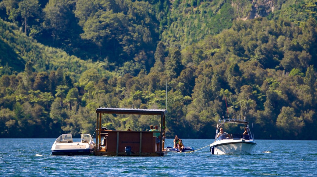 Lake Okareka which includes a lake or waterhole and boating