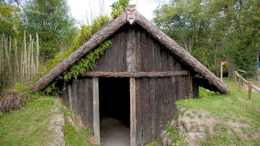 Buried Village featuring heritage elements and a garden