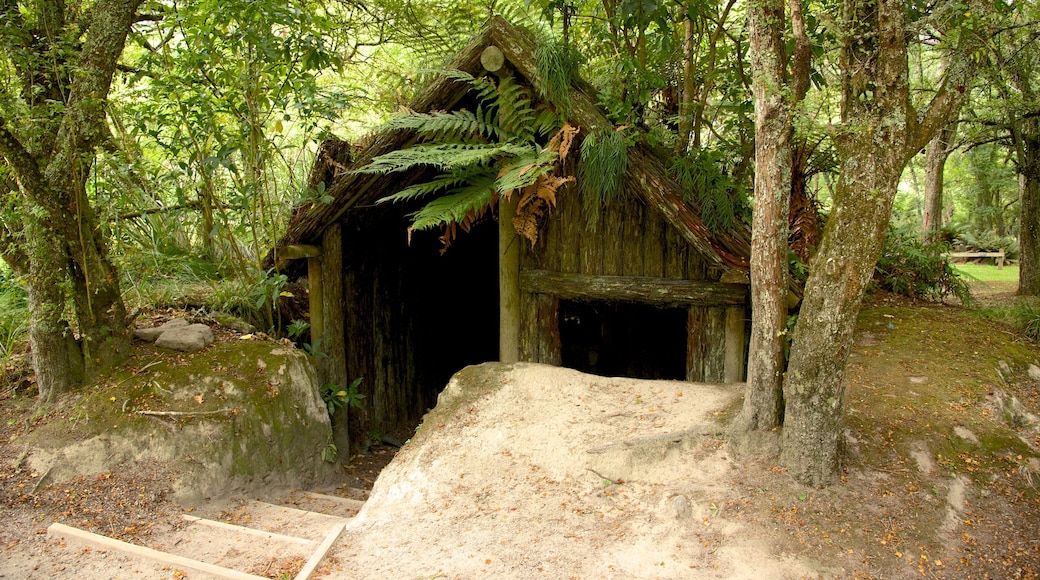 Buried Village featuring heritage elements and a garden