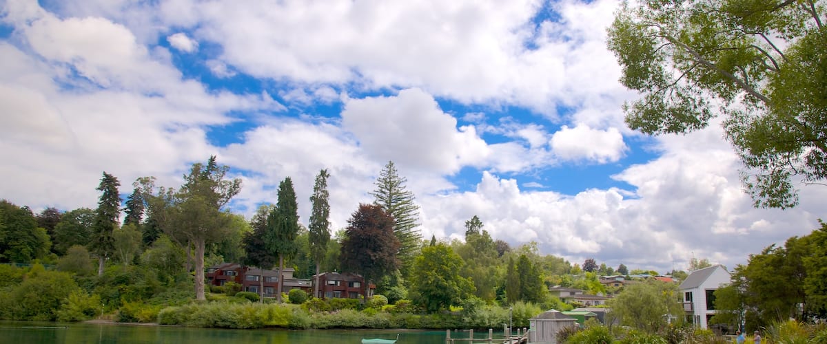 Taupo featuring a lake or waterhole