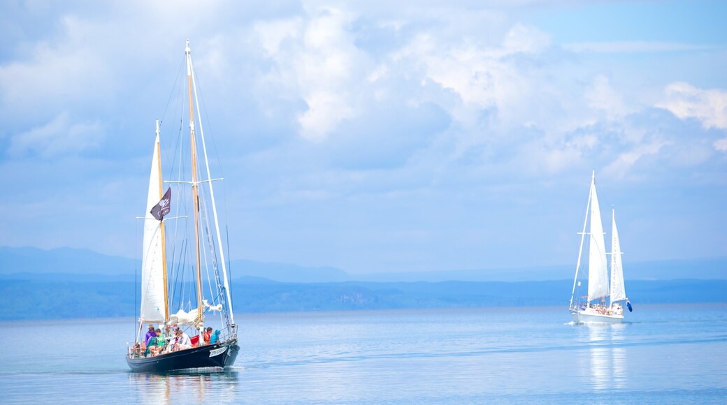 Taupo featuring sailing and a lake or waterhole