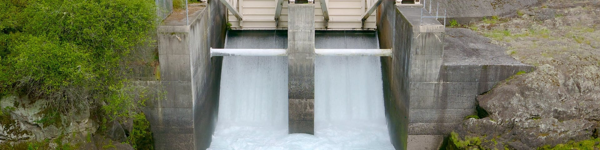 Aratiatia Rapids showing rapids