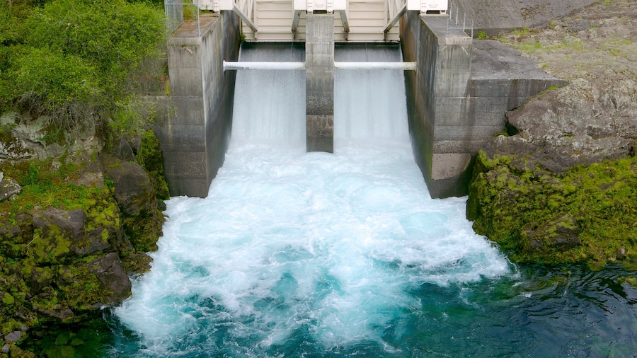 Aratiatia Rapids showing rapids