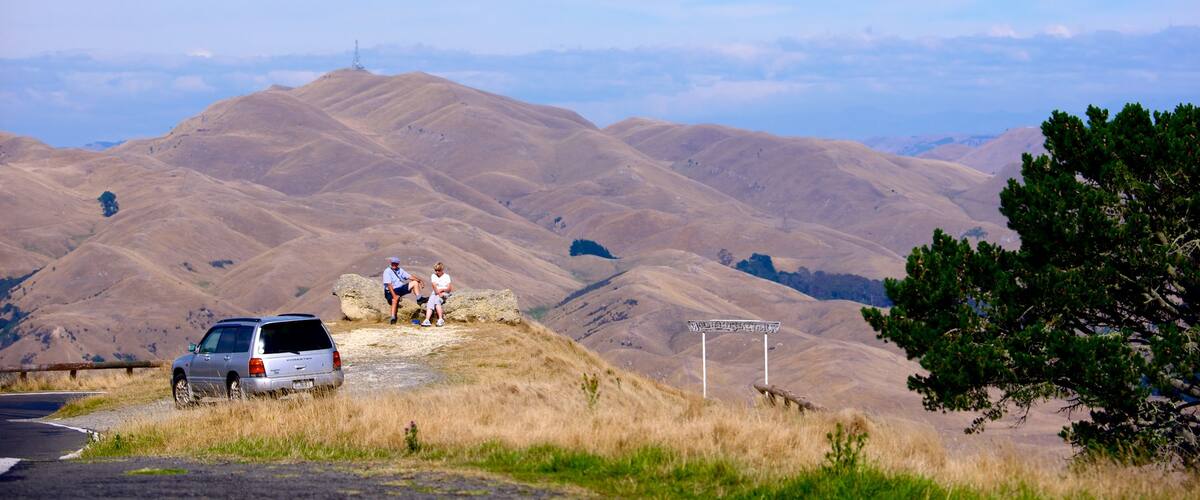 Te Mata Peak which includes landscape views