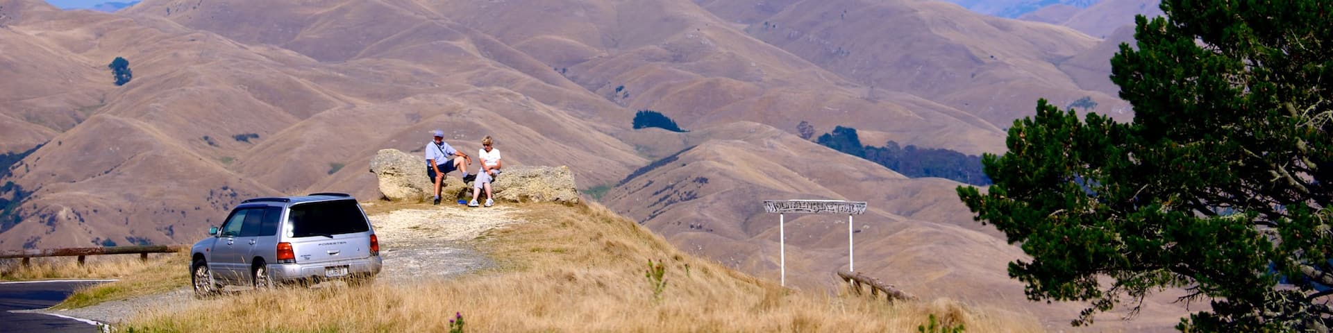 Te Mata Peak showing landscape views