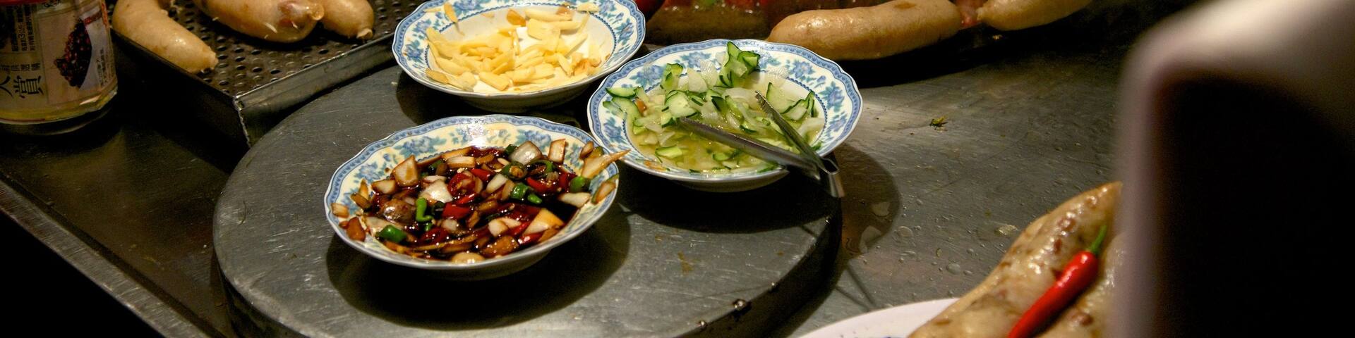 Tainan which includes food