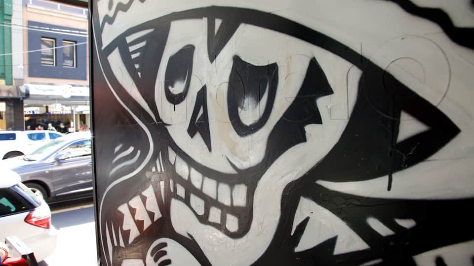 Melbourne que inclui arte ao ar livre