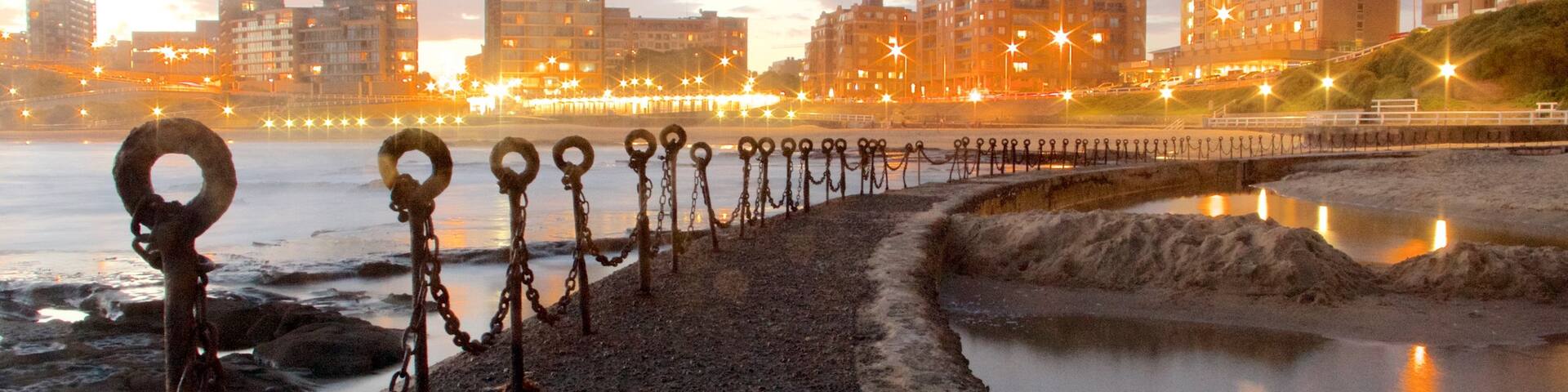 Newcastle showing general coastal views