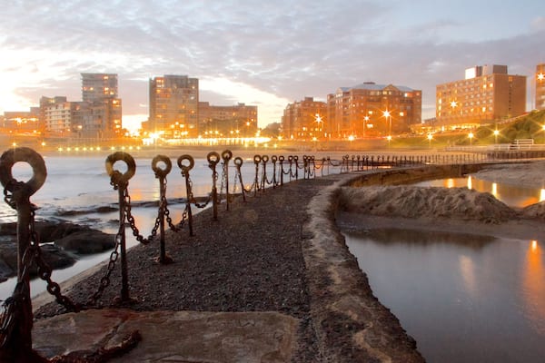 Newcastle showing general coastal views