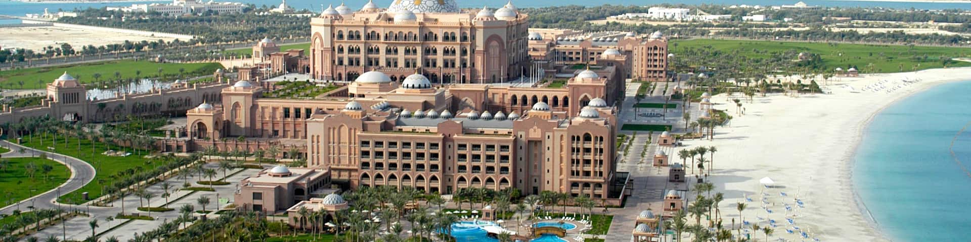 Yas Island showing a sandy beach